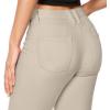 imageHybrid ampamp Company Womens Butt Lift Super Comfy Stretch Denim Capri Short JeansStone