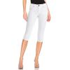 imageHybrid ampamp Company Womens Butt Lift Super Comfy Stretch Denim Capri Short JeansWhite