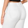 imageHybrid ampamp Company Womens Butt Lift Super Comfy Stretch Denim Capri Short JeansWhite