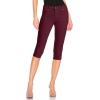 imageHybrid ampamp Company Womens Butt Lift Super Comfy Stretch Denim Capri Short JeansWine