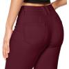 imageHybrid ampamp Company Womens Butt Lift Super Comfy Stretch Denim Capri Short JeansWine