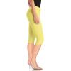 imageHybrid ampamp Company Womens Butt Lift Super Comfy Stretch Denim Capri Short JeansYellow