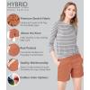 imageHybrid ampamp Company Womens Relaxed Comfy Breathable Stretch Walking Shorts with PocketsClay