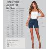 imageHybrid ampamp Company Womens Relaxed Comfy Breathable Stretch Walking Shorts with PocketsDarkwash