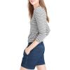 imageHybrid ampamp Company Womens Relaxed Comfy Breathable Stretch Walking Shorts with PocketsDarkwash