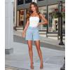 imageHybrid ampamp Company Womens Relaxed Comfy Breathable Stretch Walking Shorts with PocketsLightwash