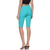 imageHybrid ampamp Company Womens Super Stretch Causal Pull On Millennium Twill Bermuda ShortsMint