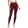 imageHybrid ampamp Company Womens Butt Lift Skinny High Waisted V3 Super Comfy Stretch Denim PantsWine