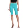 imageHybrid ampamp Company Womens Super Stretch Causal Pull On Millennium Twill Bermuda ShortsMint