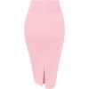 imageHybrid ampamp Company Womens Pencil Skirt Premium Nylon Ponte Stretch Office Made in The USA Below KneeBlush