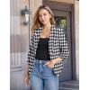 imageHybrid ampamp Company Lightweight Open Front Cardigan Classic Ruched Sleeve Work Office Blazer Suit Jackets10280blackWhit