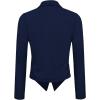 imageHybrid ampamp Company Lightweight Open Front Cardigan Classic Ruched Sleeve Work Office Blazer Suit JacketsNavy9789