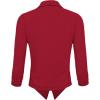 imageHybrid ampamp Company Lightweight Open Front Cardigan Classic Ruched Sleeve Work Office Blazer Suit JacketsRed