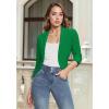 imageHybrid ampamp Company Womens Casual Work High Low Blazer Jacket  JK455901073tkelly Green