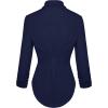 imageHybrid ampamp Company Womens Casual Work High Low Blazer Jacket  JK455901073tnavy