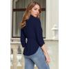imageHybrid ampamp Company Womens Casual Work High Low Blazer Jacket  JK455901073tnavy