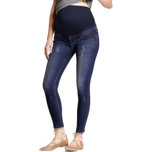 imageHybrid ampamp Company Maternity Womens Super Comfy Ultra Stretch Skinny JeansPm5471grskdarkwash