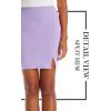 imageHybrid ampamp Company Womens Super Comfort Stretchy Basic Mini Pencil Skirt with Side SlitLilac