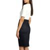 imageLexi Womens Stretch Pencil Skirts with Functional Pockets A Line ampamp Destructed Mini Denim SkirtsSk22885blue Black