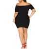 imageHybrid ampamp Company Womens Halter Neck Bodycon Dress Cross Strap Sexy Bandage Dress ClubwearDrbd60357black