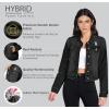 imageHybrid ampamp Company Womens Long Sleeve Denim Jackets Basic Button Down Jean Jacket with PocketsJk37350black