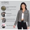 imageHybrid ampamp Company Womens Long Sleeve Denim Jackets Basic Button Down Jean Jacket with PocketsJk37350grey