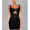 imageHybrid ampamp Company Womens Sleeveless Metal Bandage Dress Celebrity Party Bodycon DressDrbd095black