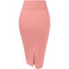 imageHybrid ampamp Company Womens TechnoScuba Stretchy Office Pencil Skirt Made in USA1139rose