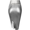 imageHybrid ampamp Company Womens TechnoScuba Stretchy Office Pencil Skirt Made in USASilver