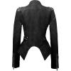 imageOlivia Miller Womens Fashion Faux Leather Biker Jacket Rivet Lapel Shaping Moto OuterwearJk44169black