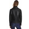 imageOlivia Miller Womens Faux Leather Zip Up Moto Biker JacketJk5208black