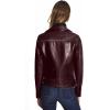 imageOlivia Miller Womens Faux Leather Zip Up Moto Biker JacketJk5208burgundy