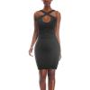 imageHybrid ampamp Company Womens Elegant Elastic Dress Chic KneeLength Bandage Bodycon Party DressLw102black