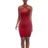 imageHybrid ampamp Company Womens Elegant Elastic Dress Chic KneeLength Bandage Bodycon Party DressLw102red