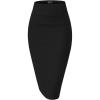 imageHybrid ampamp Company Womens TechnoScuba Stretchy Office Pencil Skirt Made in USA1139black