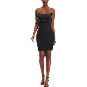 imageHybrid ampamp Company Womens Sexy Stretch Skinny Bodycon Attractive Strap DressDrbd289black
