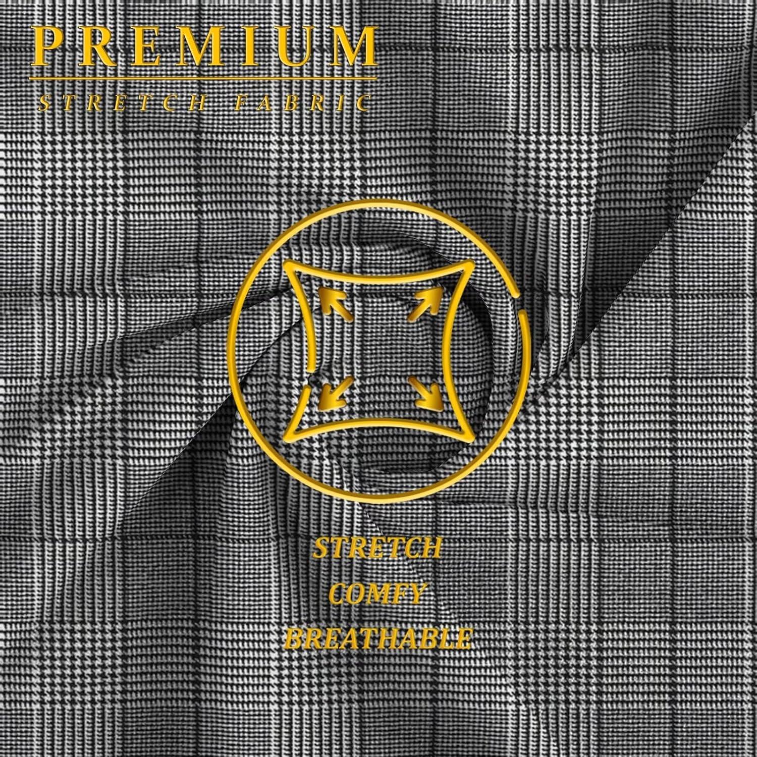 imageHybrid ampamp Company Womens Hyper Ultra Stretch Comfy Skinny Leg Work Casual PantsBlackwhite2042