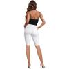 imageHybrid ampamp Company Womens Perfectly Shaping Hyper Stretch Bermuda Shorts CapriBermudawhite