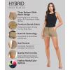 imageHybrid ampamp Company Womens Perfectly Shaping Hyper Stretch Bermuda Shorts CapriShortkhaki