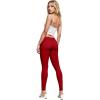 imageHybrid ampamp Company Womens Super Stretch Comfy Denim Skinny JeansRed