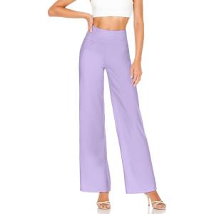 imageHybrid ampamp Company Womens Ultra Comfort Ponte Fabric Pull on Casual Wide Leg PantsLilac