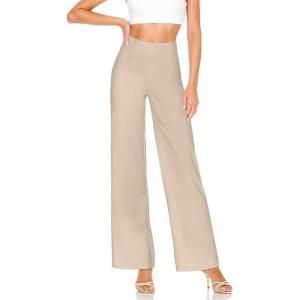 imageHybrid ampamp Company Womens Ultra Comfort Ponte Fabric Pull on Casual Wide Leg PantsStone