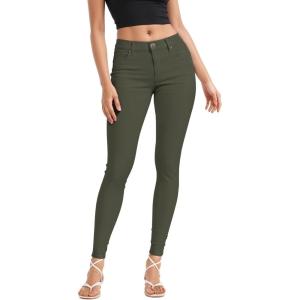 imageHybrid ampamp Company Womens Butt Lift Stretch Denim JeansOlive