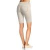 imageHybrid ampamp Company Womens Ultra Stretch Perfectly Shaping Mid Rise Skinny Bermuda Shorts with PocketsBermudalight Grey