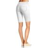imageHybrid ampamp Company Womens Ultra Stretch Perfectly Shaping Mid Rise Skinny Bermuda Shorts with PocketsBermudawhite