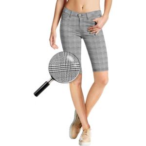 imageHybrid ampamp Company Womens Ultra Stretch Perfectly Shaping Mid Rise Skinny Bermuda Shorts with Pockets669blackwhite