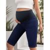 imageHybrid ampamp Company Women Super Comfy Stretch Maternity Bermuda ShortBermudabm4822srinse Wash