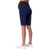 imageHybrid ampamp Company Women Super Comfy Stretch Maternity Bermuda ShortBermudanavy