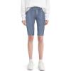 imageHybrid ampamp Company Womens Butt Lifting Mid Rise Denim Bermuda ShortsBermudablueWhite