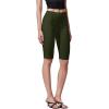 imageHybrid ampamp Company Womens Super Comfy Stretch Pull On Millennium Twill Capri ShortsBermudaolive